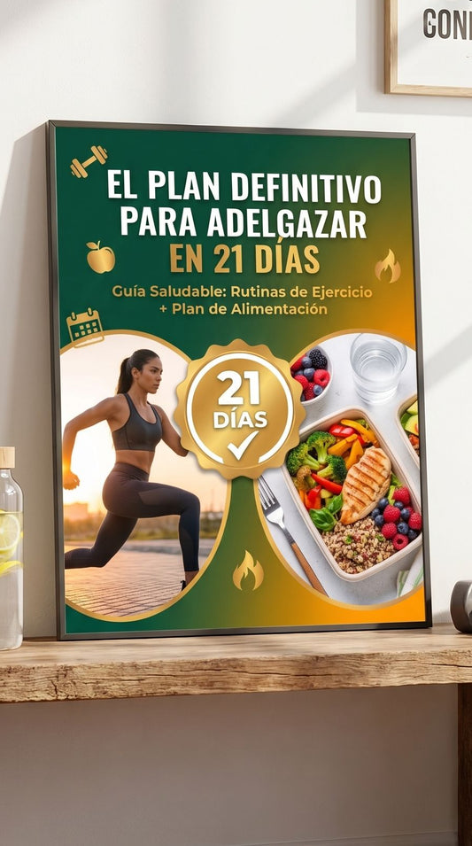 El plan definitivo para adelgazar en 21 Dias + 3 bonus de regalo